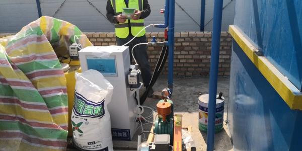 蚌埠黄龙溪项目部一体化污水处理设备现场调试