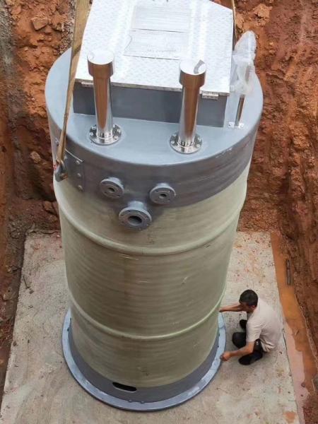 蚌埠峨眉山一体化提升泵安装